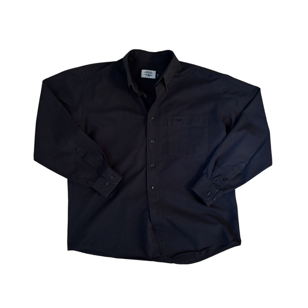 Great American Body Vintage Black Twill Shirt